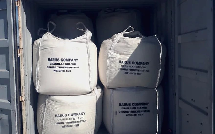 Cargo containers awaiting clearance at a terminal